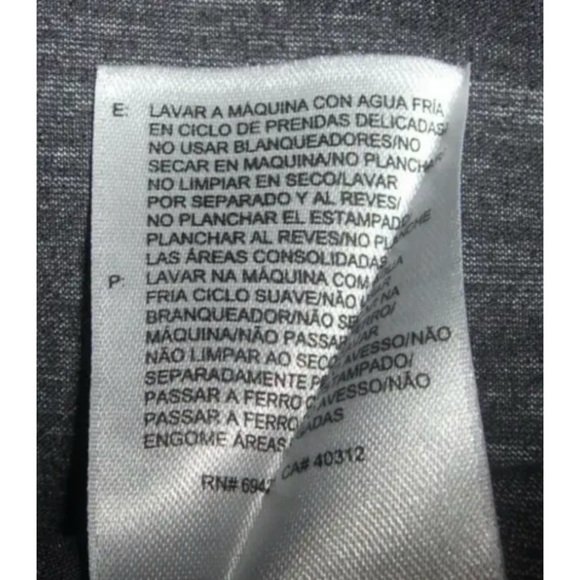 Reebok Tee Shirt Turnin Heads Twistin Necks Distressed Metallic Logo Sporty Gray - Picture 9 of 10